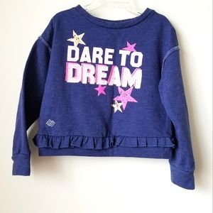 Girls Navy Blue Sweatshirt Sweater XS